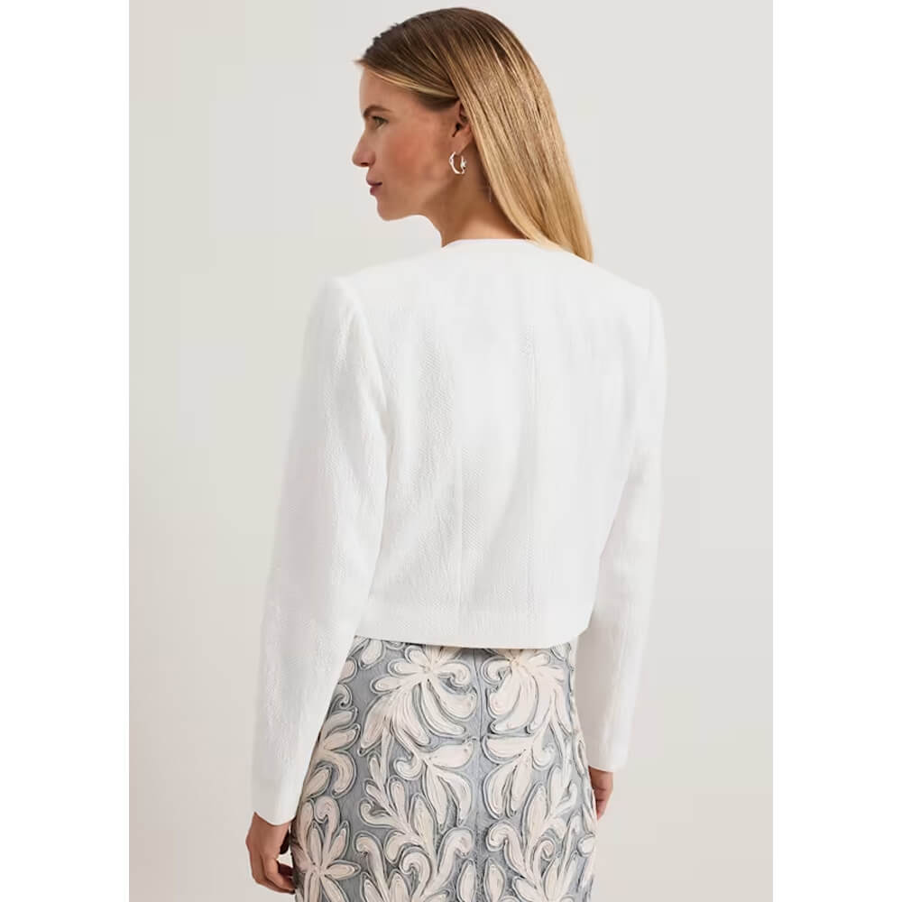 【関税込】PhaseEightジャケット☆Petite Olivia Cropped Jacket Phase Eight Petite Olivia Cropped Jacket, White